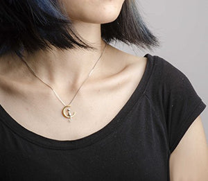 Beautiful Cat & Moon Necklace - Free Today