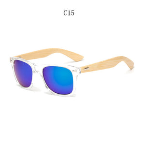 Retro Bamboo Wood Stylish Sunglasses - 60% Off Today